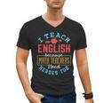 I Teach English Because Math Teachers Need Heroes Too Men's V-Neck T-Shirt, English Teacher Gifts, trending gift I Teach English Because Math Teachers Need Heroes Too Men's V-Neck T-Shirt, English Teacher Gifts, trending gift