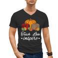 Teach Love Inspire Autumn Fall Plaid Leopard Pumpkin Teacher For Men Women Kids Men's V-Neck T-Shirt, trending gift Teach Love Inspire Autumn Fall Plaid Leopard Pumpkin Teacher For Men Women Kids Men's V-Neck T-Shirt, trending gift