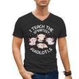 I Teach The Smartest Axolotls Cute Teacher Axolotl Men's V-Neck T-Shirt, trending gift I Teach The Smartest Axolotls Cute Teacher Axolotl Men's V-Neck T-Shirt, trending gift