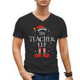 The Teacher Elf Christmas Family Matching Group Xmas Men's V-Neck T-Shirt, trending gift The Teacher Elf Christmas Family Matching Group Xmas Men's V-Neck T-Shirt, trending gift