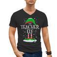 The Teacher Elf Christmas Family Matching Xmas Group For Men Women Men's V-Neck T-Shirt, trending gift