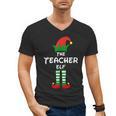 The Teacher Elf Family Matching Group Idea Christmas Men's V-Neck T-Shirt, trending gift The Teacher Elf Family Matching Group Idea Christmas Men's V-Neck T-Shirt, trending gift