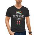 The Teacher Elf Shirt Matching Family Christmas Elf Men Women Kids Men's V-Neck T-Shirt, trending gift The Teacher Elf Shirt Matching Family Christmas Elf Men Women Kids Men's V-Neck T-Shirt, trending gift