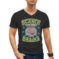 Teacher Halloween Costume Science Teachers Love Brains Men's V-Neck T-Shirt, Science Teacher Gifts, trending gift
