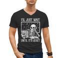 Teacher Halloween Shirt I'Ll Just Wait Until It's Quiet Men's V-Neck T-Shirt, trending gift Teacher Halloween Shirt I'Ll Just Wait Until It's Quiet Men's V-Neck T-Shirt, trending gift