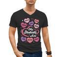 Teacher Positive Affirmations Candy Heart Valentine's Day Men's V-Neck T-Shirt, trending gift