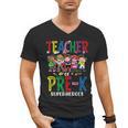 Teacher Of Pre K Superheroes Teacher New School Year Men Women Men's V-Neck T-Shirt, trending gift Teacher Of Pre K Superheroes Teacher New School Year Men Women Men's V-Neck T-Shirt, trending gift