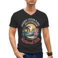 Teacher Retirement Shirts 2026 Goodbye Lesson Hello Freedom Men's V-Neck T-Shirt, trending gift