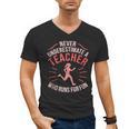 Teacher Who Runs Half Marathon Runner Running Lover Graphic Men's V-Neck T-Shirt, trending gift Teacher Who Runs Half Marathon Runner Running Lover Graphic Men's V-Neck T-Shirt, trending gift