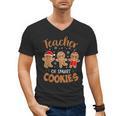 Teacher Of Smart Cookies Gingerbread Christmas Teacher Cute Men Women Kids Men's V-Neck T-Shirt, trending gift