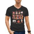 Teacher Thanksgiving Shirt Women One Thankful Teacher Fall Men's V-Neck T-Shirt, trending gift