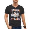Teaching My Boos Teacher Cute Ghost Teacher Halloween Men's V-Neck T-Shirt, trending gift Teaching My Boos Teacher Cute Ghost Teacher Halloween Men's V-Neck T-Shirt, trending gift