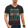 Teaching In My Veins Jesus In My Heart God Christian Teacher Men's V-Neck T-Shirt, trending gift Teaching In My Veins Jesus In My Heart God Christian Teacher Men's V-Neck T-Shirt, trending gift