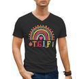 TGIF Teacher Appreciation Alphabet Thank God It's Friday For Men Women Girls Kids Men's V-Neck T-Shirt, trending gift