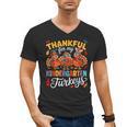 Thankful For My Kindergarten Turkeys Thanksgiving Teacher Men's V-Neck T-Shirt, trending gift Thankful For My Kindergarten Turkeys Thanksgiving Teacher Men's V-Neck T-Shirt, trending gift