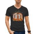 Thanksgiving Book Pumpkin Reading Teachers Fall Lovers Boys Men's V-Neck T-Shirt, trending gift