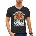 Thanksgiving Dance Teacher Gobble Squad Turkey Men's V-Neck T-Shirt, trending gift