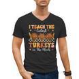 Thanksgiving Teacher I Teach The Cutest Turkeys In The Flock Men's V-Neck T-Shirt, trending gift Thanksgiving Teacher I Teach The Cutest Turkeys In The Flock Men's V-Neck T-Shirt, trending gift