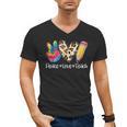 Tie Dye Hippie Peace Love Teach Teacher Appreciation Men's V-Neck T-Shirt, trending gift Tie Dye Hippie Peace Love Teach Teacher Appreciation Men's V-Neck T-Shirt, trending gift
