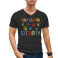 Tiny Human Security Preschool Childcare Teacher Babysitters Men's V-Neck T-Shirt, trending gift