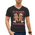 Tis The Season Reading Christmas Shirt Book Lovers Teacher Men's V-Neck T-Shirt, trending gift