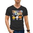 Trick Or Teach Cute Halloween Teacher Men's V-Neck T-Shirt, trending gift