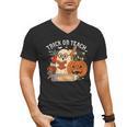Trick Or Teach Retro Halloween Teacher Women Men Costume Men's V-Neck T-Shirt, trending gift Trick Or Teach Retro Halloween Teacher Women Men Costume Men's V-Neck T-Shirt, trending gift