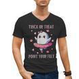 Trick Or Treat Point Your Feet Halloween Ghost Dance Teacher Men's V-Neck T-Shirt, trending gift Trick Or Treat Point Your Feet Halloween Ghost Dance Teacher Men's V-Neck T-Shirt, trending gift