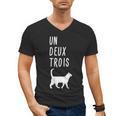 Un Deux Trois Cat Shirt French Teacher Men's V-Neck T-Shirt, trending gift