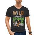 Wild About 1st Grade Teacher Student First Grade Zoo Safari Men's V-Neck T-Shirt, First Grade Teacher Gifts, trending gift Wild About 1st Grade Teacher Student First Grade Zoo Safari Men's V-Neck T-Shirt, First Grade Teacher Gifts, trending gift