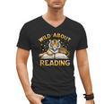 Wild About Reading Tiger For Teachers & Students Men's V-Neck T-Shirt, trending gift Wild About Reading Tiger For Teachers & Students Men's V-Neck T-Shirt, trending gift