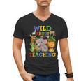 Wild About Teaching Safari Jungle School Teacher Men's V-Neck T-Shirt, trending gift Wild About Teaching Safari Jungle School Teacher Men's V-Neck T-Shirt, trending gift