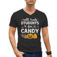Will Trade Students For Candy Teacher Cute Halloween Men's V-Neck T-Shirt, trending gift