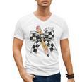 Back To School Hello Fifth Grade Teacher Coquette Pencil Bow Men's V-Neck T-Shirt, trending gift Back To School Hello Fifth Grade Teacher Coquette Pencil Bow Men's V-Neck T-Shirt, trending gift