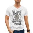 You Cannot Scare Me I'm A Middle School Teacher Halloween Men's V-Neck T-Shirt, trending gift