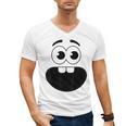 Creepy Carrots Face Teacher Halloween Costume Matching Men's V-Neck T-Shirt, trending gift Creepy Carrots Face Teacher Halloween Costume Matching Men's V-Neck T-Shirt, trending gift