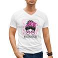 CTE Teacher In October We Wear Pink Breast Cancer Awareness Men's V-Neck T-Shirt, trending gift CTE Teacher In October We Wear Pink Breast Cancer Awareness Men's V-Neck T-Shirt, trending gift