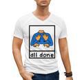 All Done Sign Language Speech Pathology Aac Sped Teacher Men's V-Neck T-Shirt, trending gift