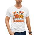 Fall In Love With Learning Thanksgiving Teacher Student Kids Men's V-Neck T-Shirt, trending gift