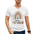 Future Teacher Boho Rainbow Leopard New Grad Student Men's V-Neck T-Shirt, Future Teacher Gifts, trending gift Future Teacher Boho Rainbow Leopard New Grad Student Men's V-Neck T-Shirt, Future Teacher Gifts, trending gift