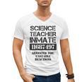 Halloween Science Teacher Prisoner Costume Men's V-Neck T-Shirt, Science Teacher Gifts, trending gift Halloween Science Teacher Prisoner Costume Men's V-Neck T-Shirt, Science Teacher Gifts, trending gift