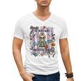 Halloween Skeleton Teacher I'Ll Just Wait Until It's Quiet Men's V-Neck T-Shirt, trending gift Halloween Skeleton Teacher I'Ll Just Wait Until It's Quiet Men's V-Neck T-Shirt, trending gift