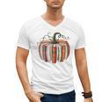 Halloween Teacher Librarians Fall Book Pumpkin Retro Reading Men's V-Neck T-Shirt, trending gift Halloween Teacher Librarians Fall Book Pumpkin Retro Reading Men's V-Neck T-Shirt, trending gift