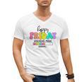 Happy Friyay Teacher School Friday Weekend Vibes Men's V-Neck T-Shirt, trending gift Happy Friyay Teacher School Friday Weekend Vibes Men's V-Neck T-Shirt, trending gift