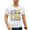 Hello Pre-K Preschool Back To School First Day Teacher Kids Men's V-Neck T-Shirt, trending gift