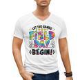 Let The Games Field Day Begin Tie Dye Adults Teacher Kids Men's V-Neck T-Shirt, trending gift