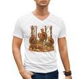 Librarian Turkey Reading Book Fall Thanksgiving Teacher Book Men's V-Neck T-Shirt, trending gift Librarian Turkey Reading Book Fall Thanksgiving Teacher Book Men's V-Neck T-Shirt, trending gift