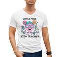 Little Miss Stem Teacher Men's V-Neck T-Shirt, trending gift Little Miss Stem Teacher Men's V-Neck T-Shirt, trending gift