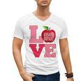 Love Kindergarten Cute Apple School Teacher Men's V-Neck T-Shirt, trending gift Love Kindergarten Cute Apple School Teacher Men's V-Neck T-Shirt, trending gift