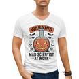 Mad Scientist Pumpkin Science Teacher Halloween Costume Kids Men's V-Neck T-Shirt, Science Teacher Gifts, trending gift